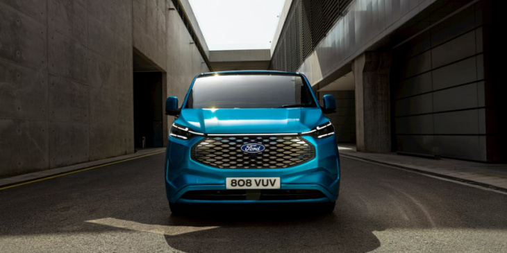 ford reveals all-new ‘smartphone on wheels’ e-transit custom commercial ev van