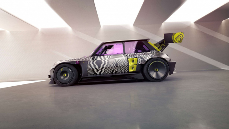 renault 5 turbo 3e is a 380ps electric drift car