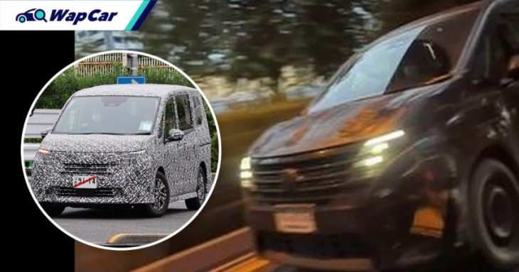 spied: all-new 2023 nissan serena (c28) spotted in thailand again with clearer front grille shot