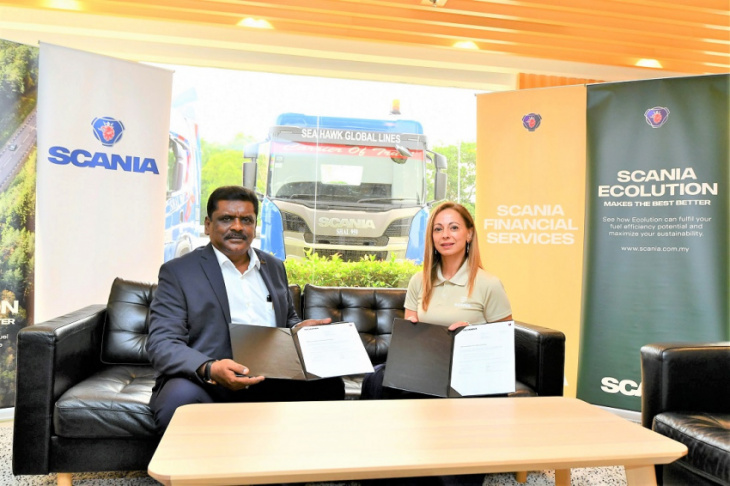sea hawk’s 40 new scania trucks covered by repair & maintenance contract