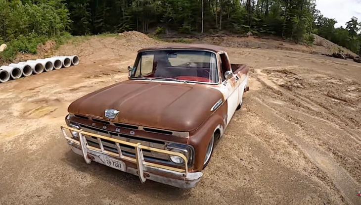 coyote swapped ford f100 farm truck