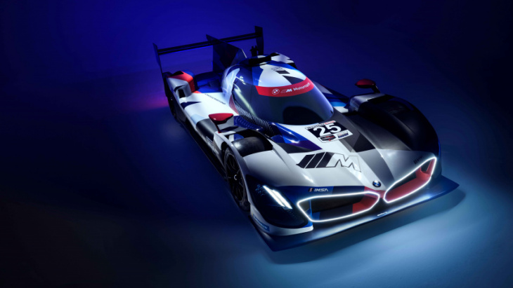 check out bmw’s m hybrid v8 racecar in all its glory
