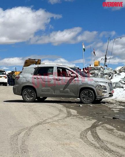 2022 mg hector spotted testing in ladakh