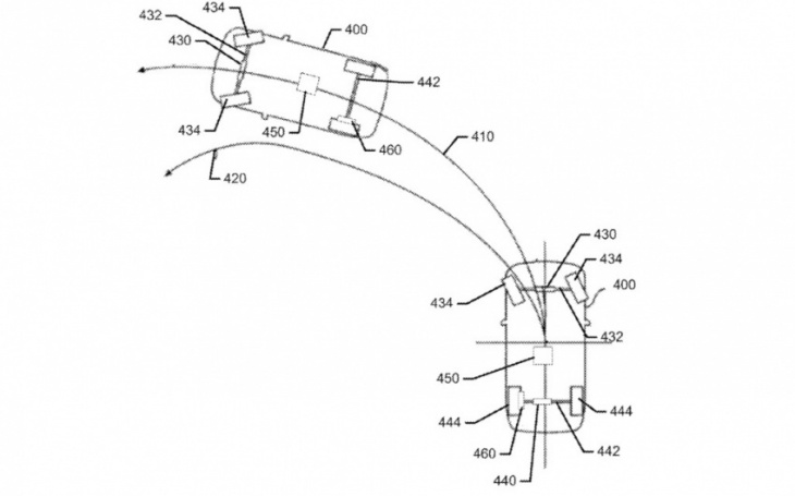ford patents way to reduce turning radius on future vehicles