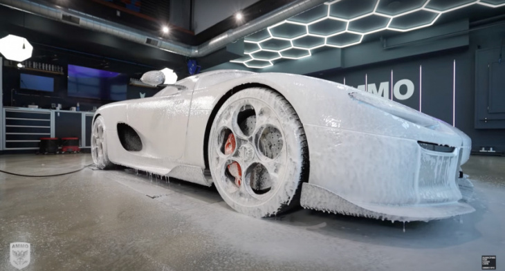 the koenigsegg cc850's 25-stage paint maxes out ammo nyc's paint depth gauge