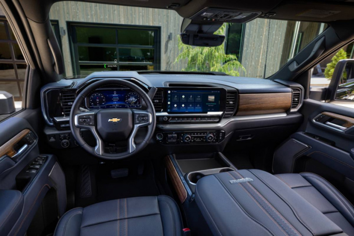 android, 2024 chevrolet silverado hd: new face, new interior, more diesel power, zr2 on the way