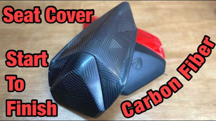 watch this guy make a carbon fiber seat cowl for a ducati panigale