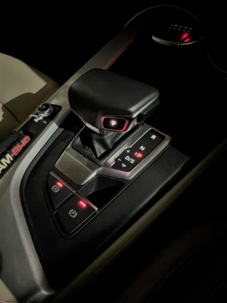 an interesting feature i discovered with the gear lever of my audi a4