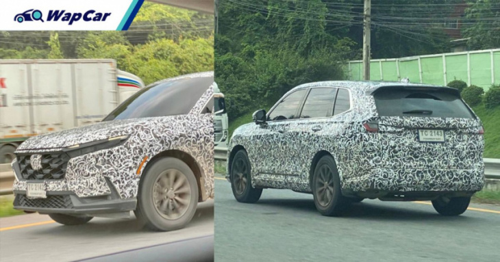 spied: all-new 2023 honda cr-v testing in thailand again, 2.0l hybrid coming?
