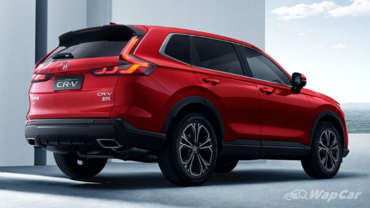 all-new honda cr-v launched in china price equal to rm 120k onwards; about 4% more expensive than before