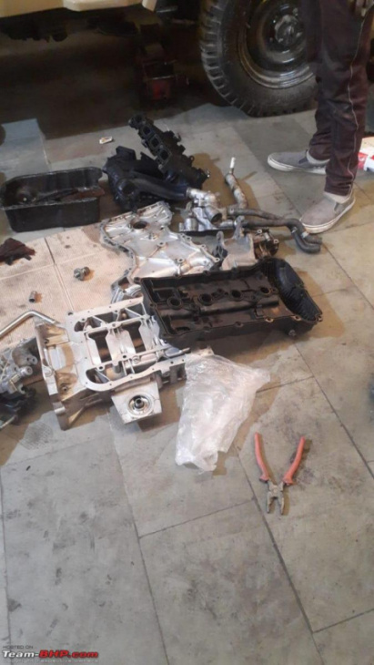 my preowned mitsubishi outlander 2.4 gets a complete engine rebuild