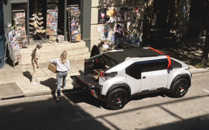 citroën oli concept revealed with cardboard panels and focus on sustainability