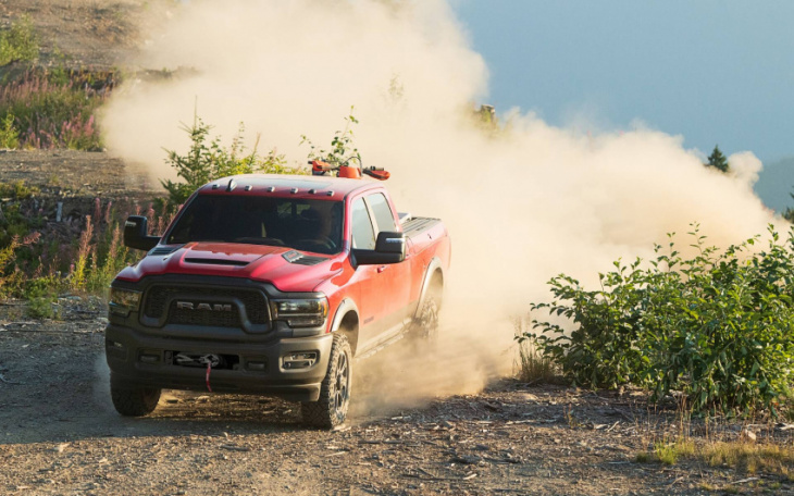 2023 ram 2500 rebel goes off-road with available diesel engine