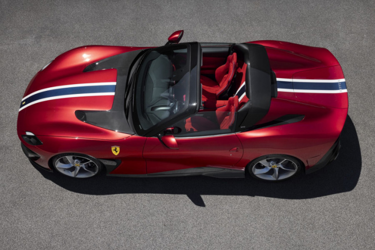 ferrari's one-off sp51 lops the top off of an 812 gts