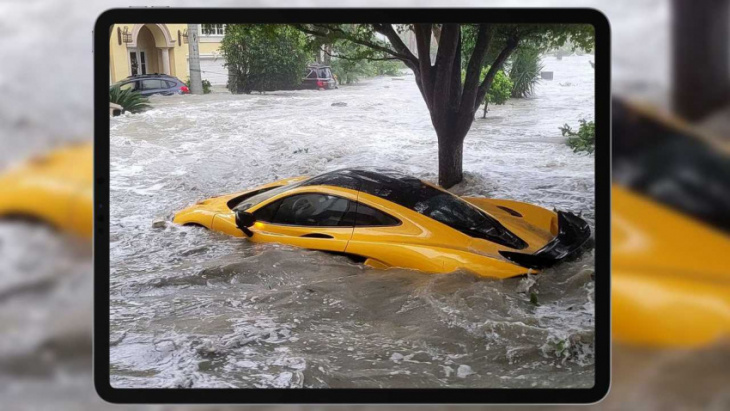 mclaren p1 flooded by hurricane ian after just one week of ownership