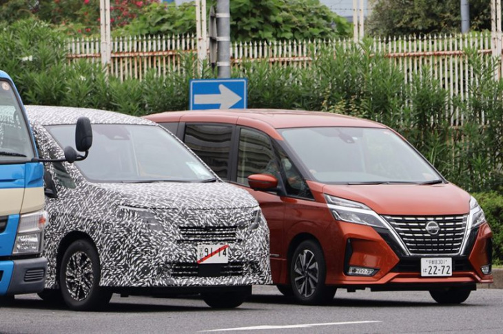 all-new 2023 nissan serena (c28) rendered with an alphard-like face