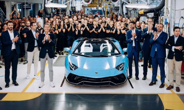 after 11 years the lamborghini aventador retires from production