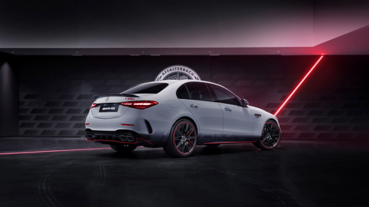 mercedes-amg c63 s f1 edition unveiled with an eye-catching stance.