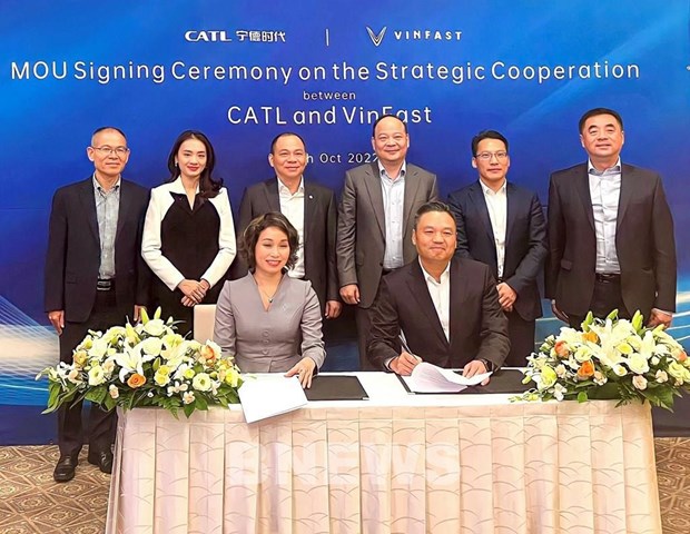 catl, vinfast reach strategic cooperation to promote global e-mobility