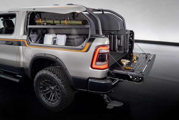 mopar rolls into sema 2022 with jeep electromod, 2 ram concepts