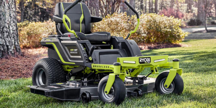 amazon, score a 2022 low on ryobi’s 115ah 54-inch zero-turn mower at $4,899 in new green deals