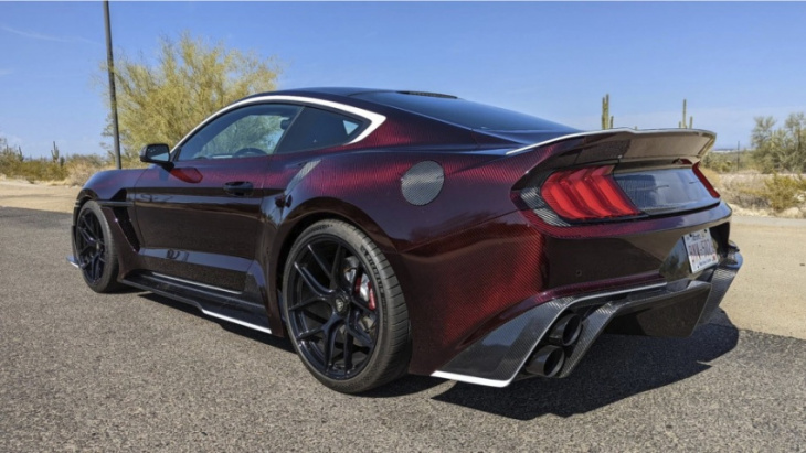 you can buy a new mustang with 100% naked carbon fiber body