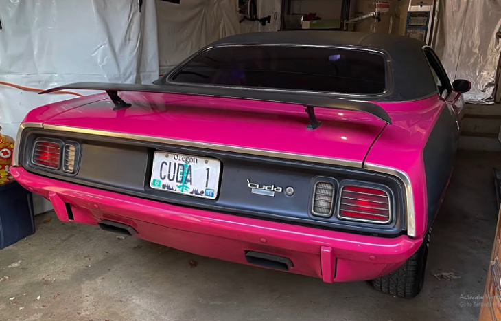 1971 plymouth ‘cuda 340 4-speed hiding in a garage flexes rare color