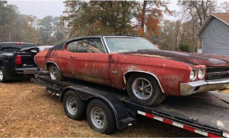 chevrolet chevelle ss owned by a woman for 45 years found in a trailer park
