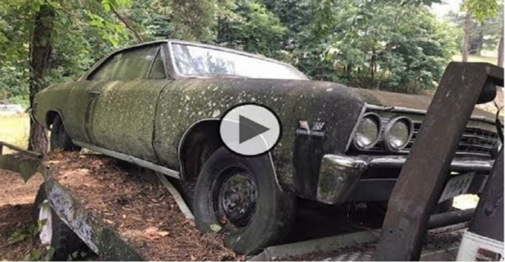 long lost street racing legend 1967 chevelle ss396 has been found.