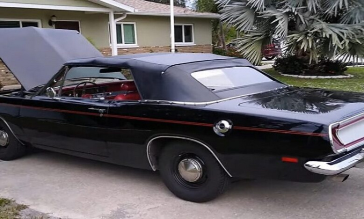 super rare: 1969 plymouth barracuda emerges with numbers-matching v8.