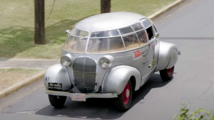 1934 streamliner looks like nothing else, and it's the only one left