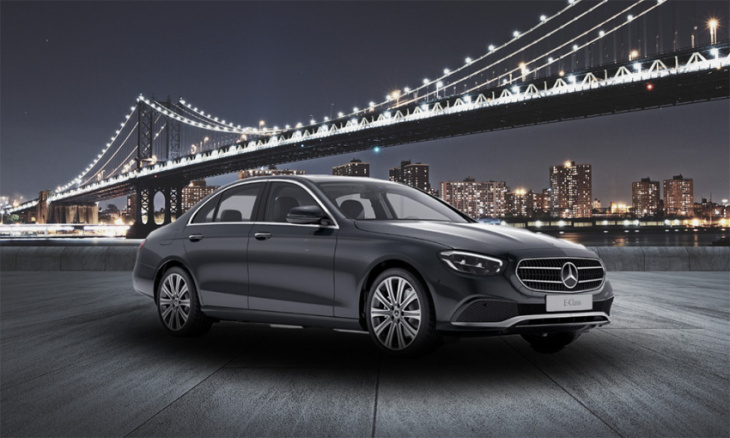 the mercedes-benz e-class is now available in the avantgarde line locally