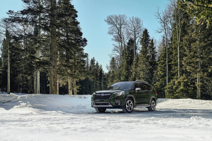android, 2023 subaru forester arrives largely unchanged, costs slightly more