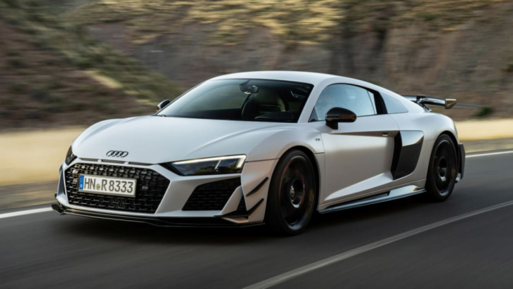 new audi r8 v10 gt rwd unveiled as firm’s most focused road car