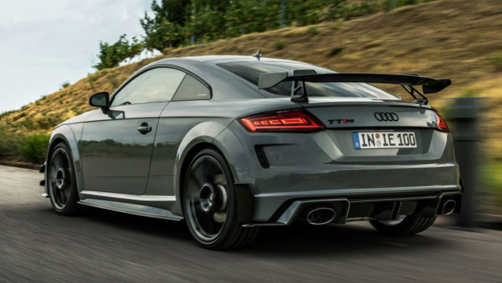 new audi tt rs coupe iconic edition revealed with £87,650 price tag