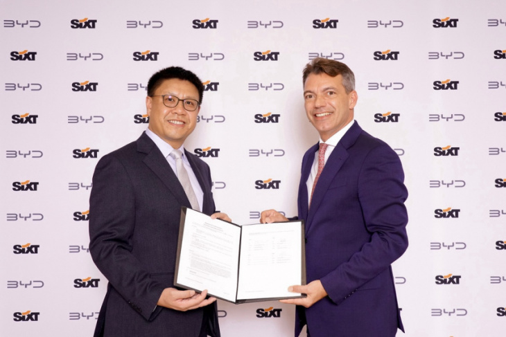 byd and sixt enter agreement for 100,000 ev rental fleet in europe