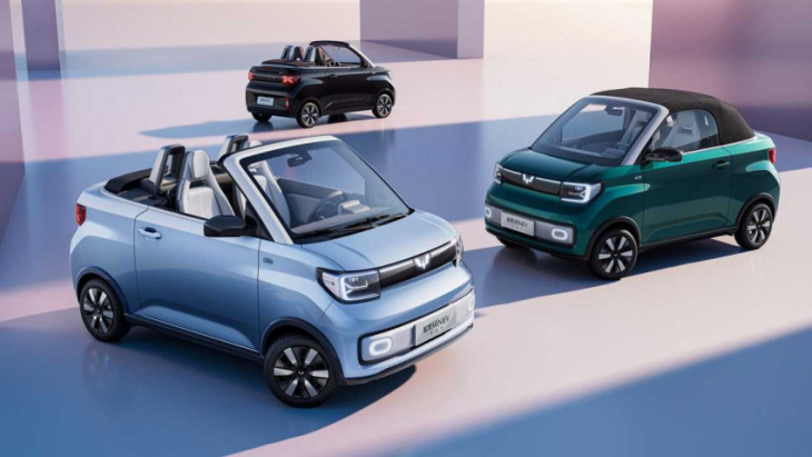 wuling hong guang mini ev cabrio goes on sale in china for $14,000
