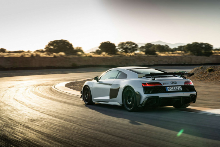 new r8 gt is the last audi v10 supercar