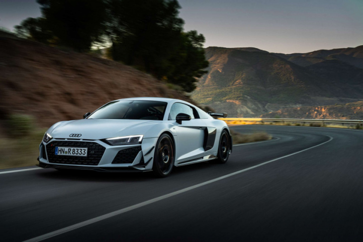 new r8 gt is the last audi v10 supercar
