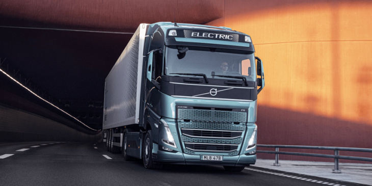 unilever adds first 44-ton electric truck by volvo to its fleet