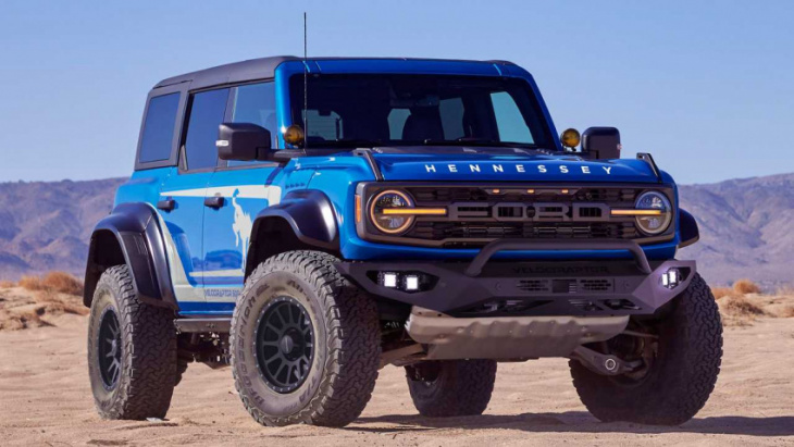 hennessey velociraptor 500 bronco debuts with 500 hp, new bumpers