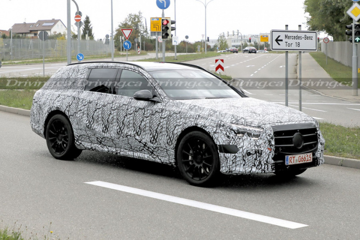 2024 mercedes-benz e-class wagon spied in germany