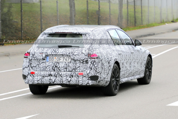 2024 mercedes-benz e-class wagon spied in germany