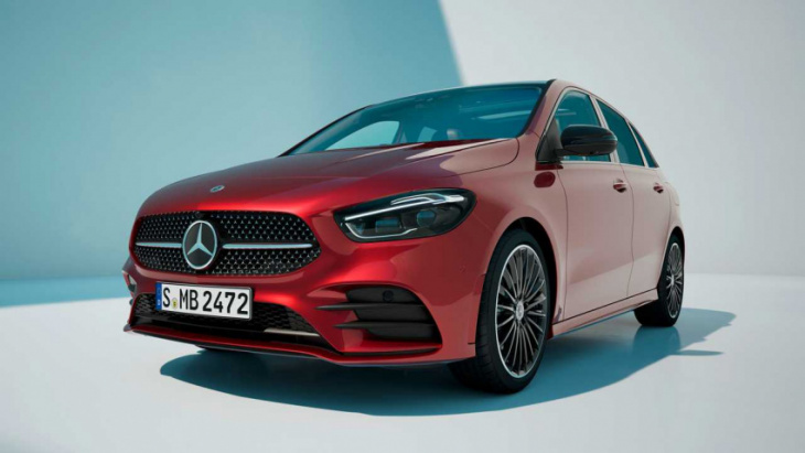 2023 mercedes b-class facelift debuts with more standard kit, extra phev power