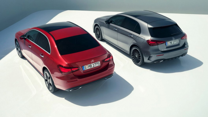 android, mercedes a-class facelift - power bulges all round