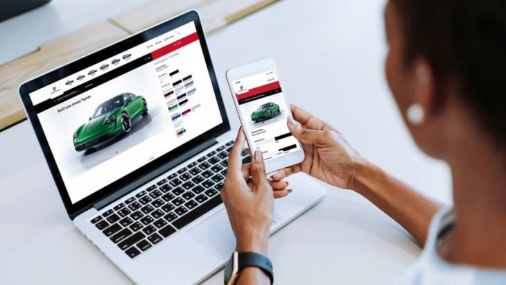 porsche expands online sales to include customer-configured cars