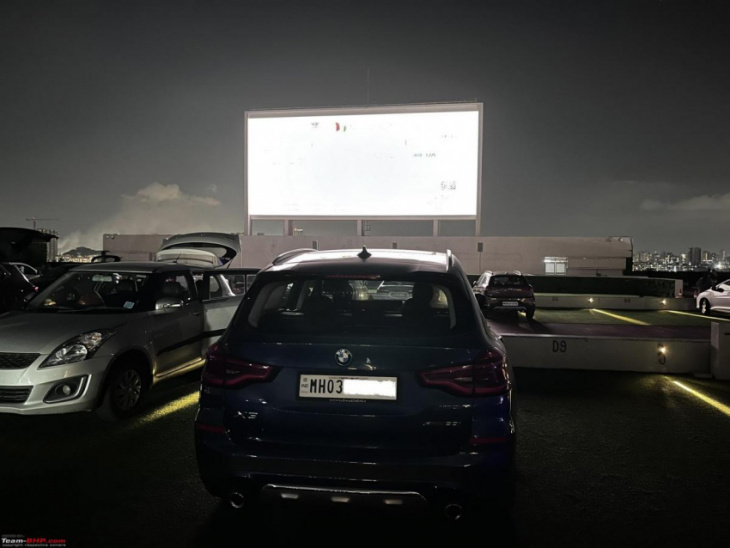 pics: took my bmw x3 30i to a drive-in theatre