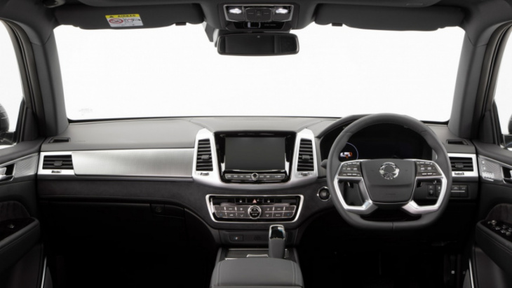 android, new ssangyong rexton ultimate plus available from £44,995