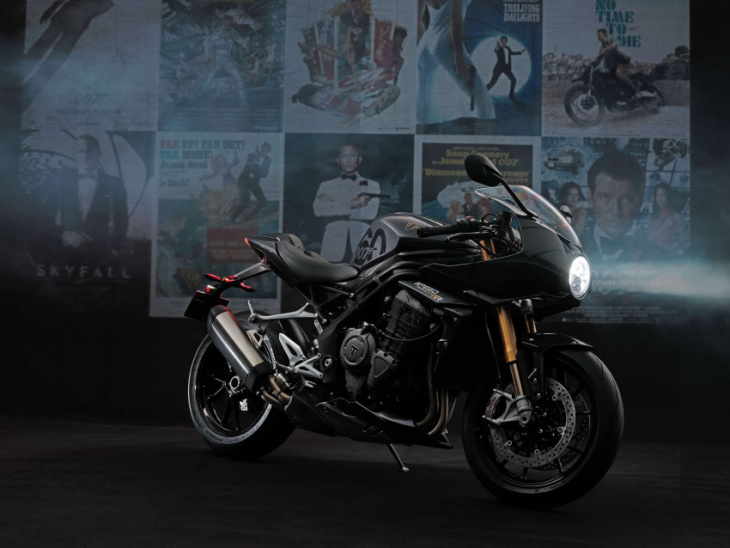 triumph celebrates 60 years of 007 with bond edition