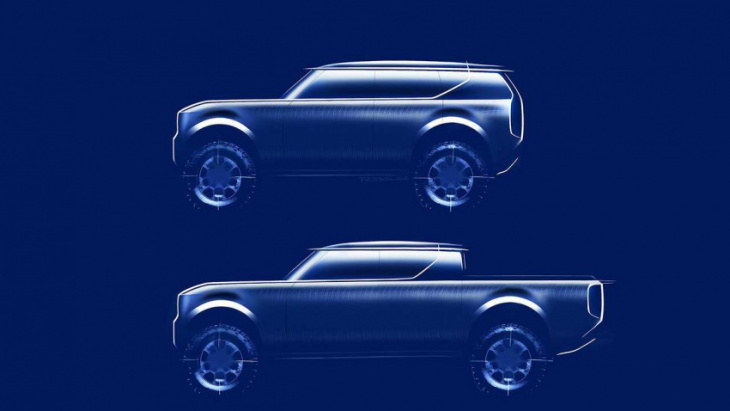 volkswagen's scout electric pickup and suv to be true off-roaders